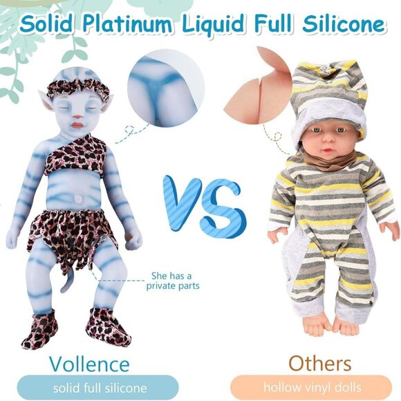 ❤️ 20 inch Baby Girl Full Silicone Realistic Reborn Sleeping Baby - Picture 2 of 6